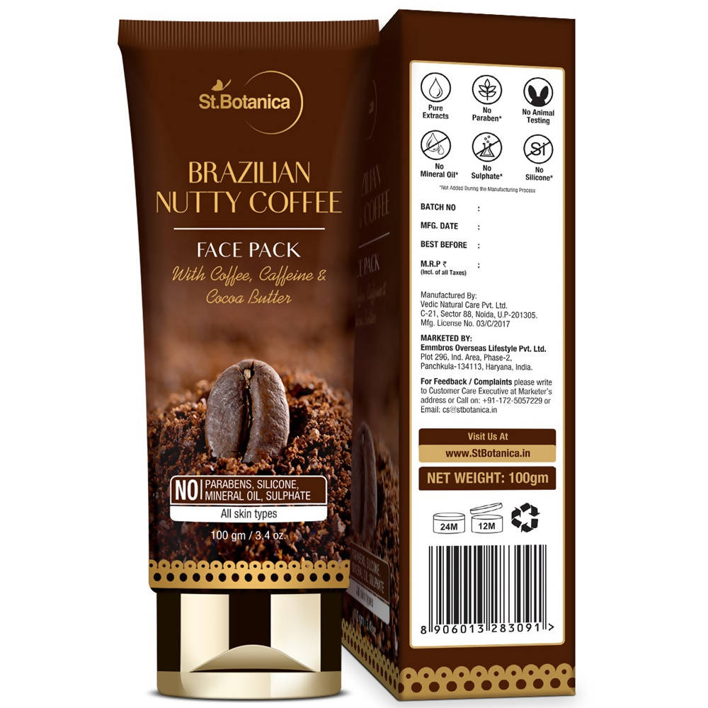 St.Botanica Brazilian Nutty Coffee Face Mask
