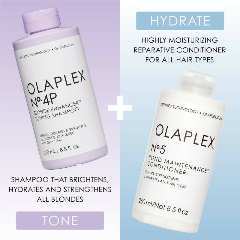 Olaplex No. 4P Blonde Enhancer Purple Toning Shampoo