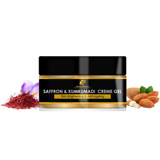 Buy Beauty Secrets Saffron & Kumkumadi Face Cream Gel from DrMediCart, Ship from India to USA