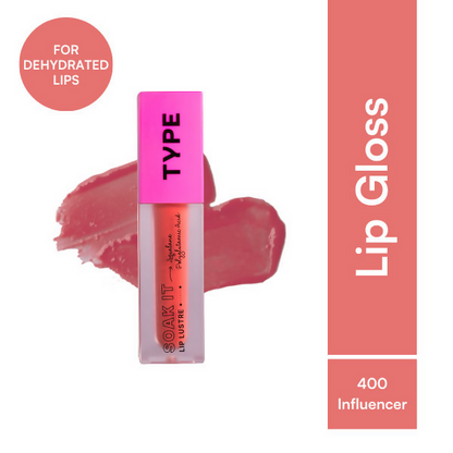 Type Beauty Soak It Lip Luster - Influencer 400