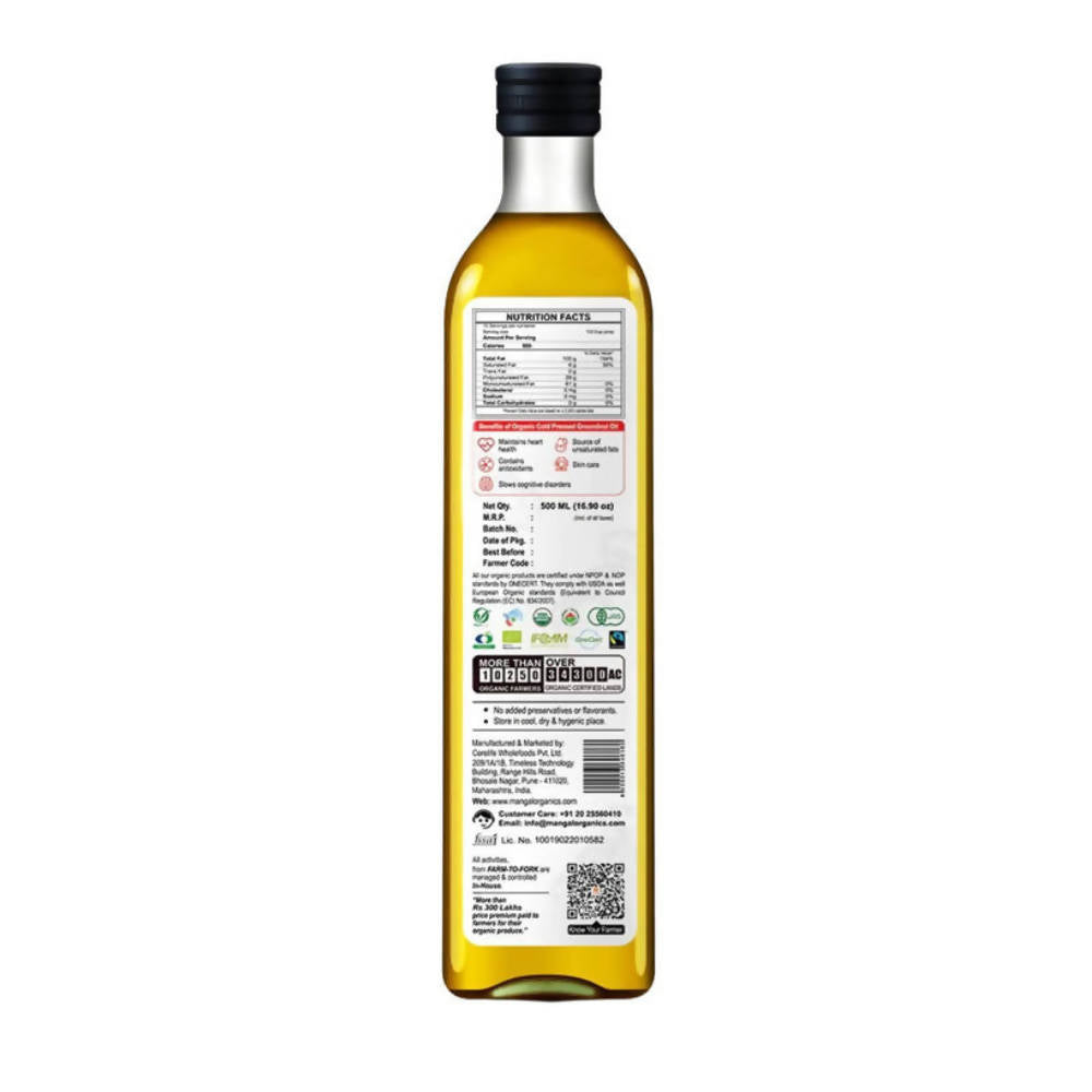 Mangal Organics Cold Pressed Groundnut Oil
