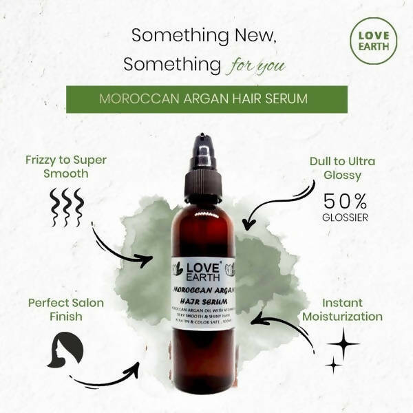 Love Earth Moroccan Argan Hair Serum