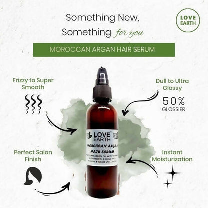 Love Earth Moroccan Argan Hair Serum
