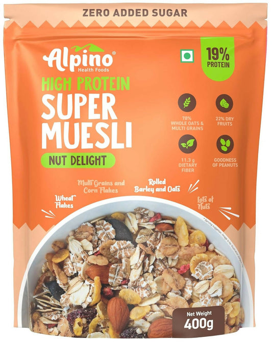 Buy Alpino High Protein Super Muesli Nut Delight from DrMediCart, Ship from India to USA