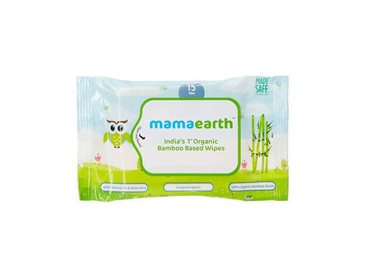 Buy Mamaearth India's 1st Organic Bamboo Based Wipes from DrMediCart, Ship from India to USA