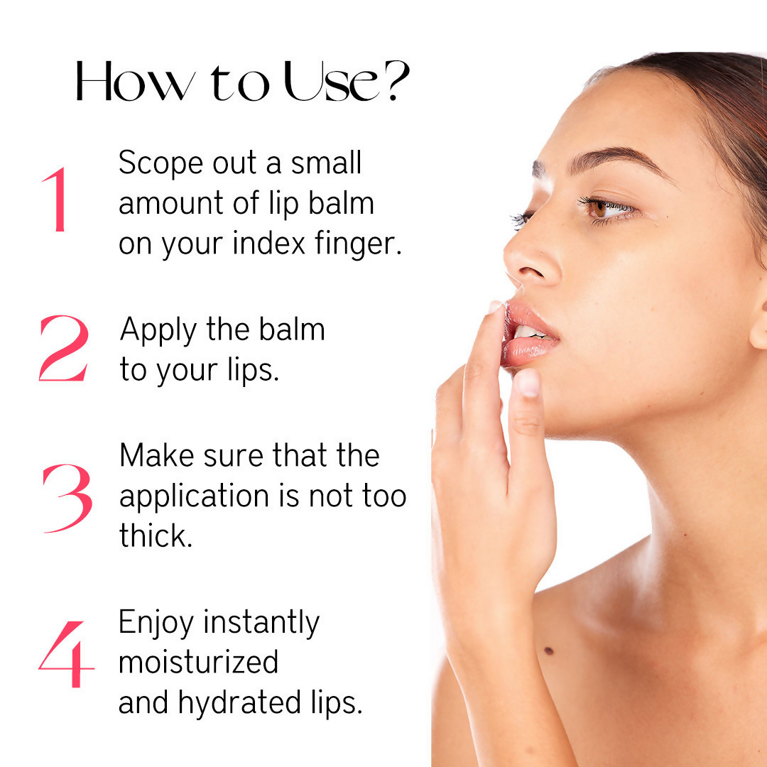 Nourish Mantra Rose Repair Lip Balm With Shea Butter & Vitamin E For Dry, Chapped And Dark Lips