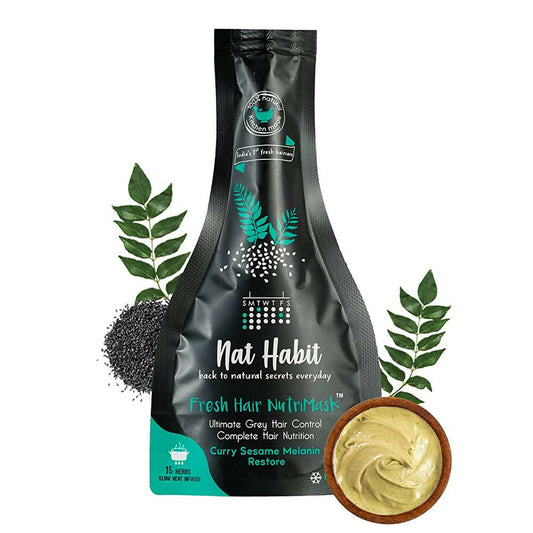 Buy Nat Habit Curry Sesame Fresh Hair Mask (Nutri Mask) from DrMediCart, Ship from India to USA
