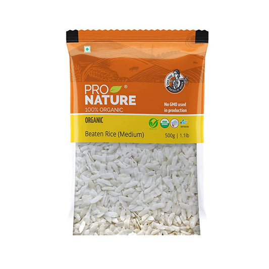 Buy Pro Nature Organic Beaten Rice (Medium Poha) from DrMediCart