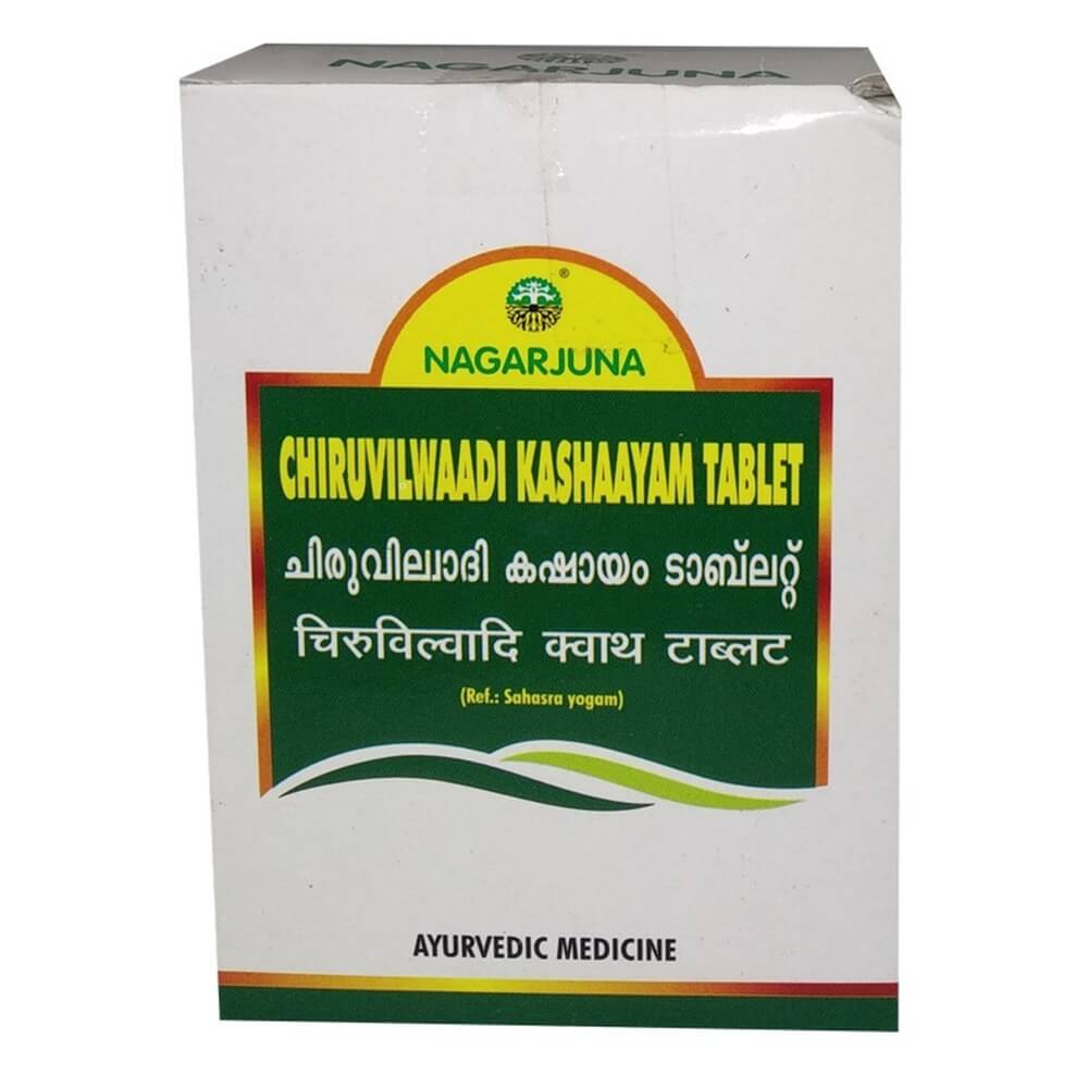Buy Nagarjuna Ayurveda Chiruvilwadi Kashayam Tablet from DrMediCart, Ship from India to USA