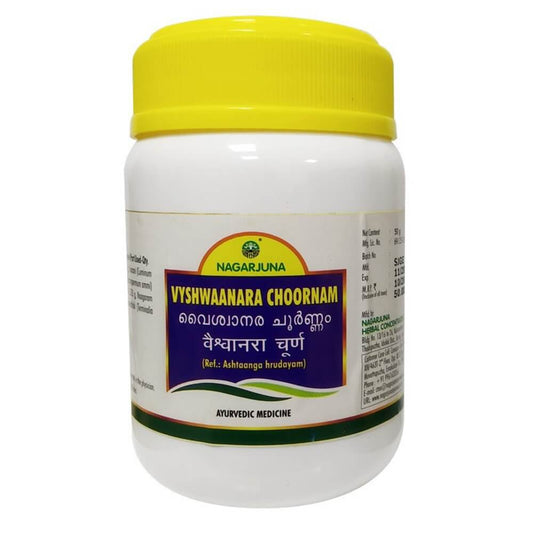 Buy Nagarjuna Ayurveda Vyswaanara Choornam from DrMediCart, Ship from India to USA
