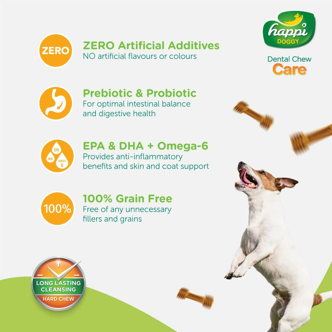 Natural Dog Dental Chews with Turmeric and Shiitake – Happi Doggy Immune Support