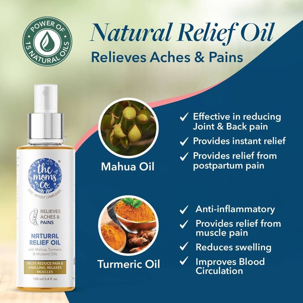 The Moms Co Natural Pain Relief Oil - Drmedicart