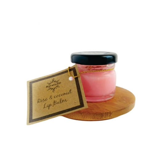 Aaranyam Rose & Coconut Lip Balm - DrMediCart
