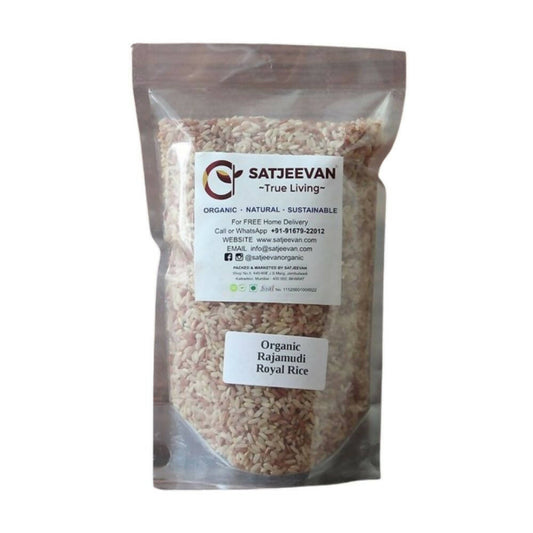 Buy Satjeevan Organic Hand-Pounded Rajamudi Rice from DrMediCart, Ship from India to USA