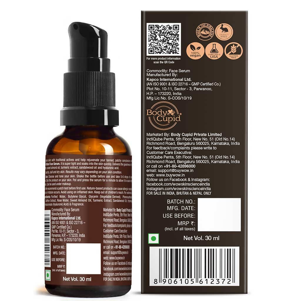 Buy Wow Skin Science Oil-Free Ubtan Face Serum from DrMediCart, Ship from India to USA