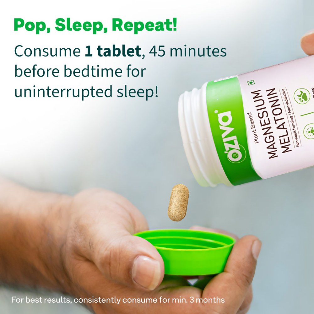 Oziva Magnesium Melatonin Tablets