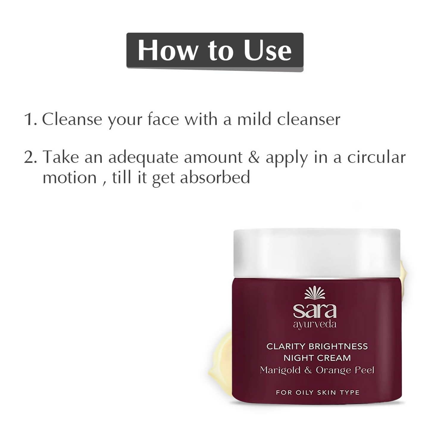 Sara Soul of Beauty Clarity Brightening Night Cream