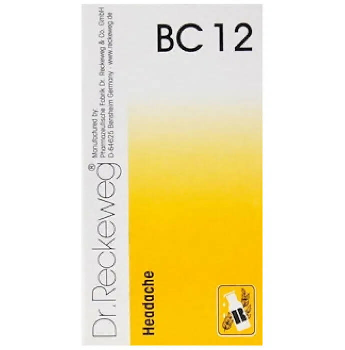 Buy Dr. Reckeweg Bio-Combination 12 (BC 12) Tablets from DrMediCart, Ship from India to USA