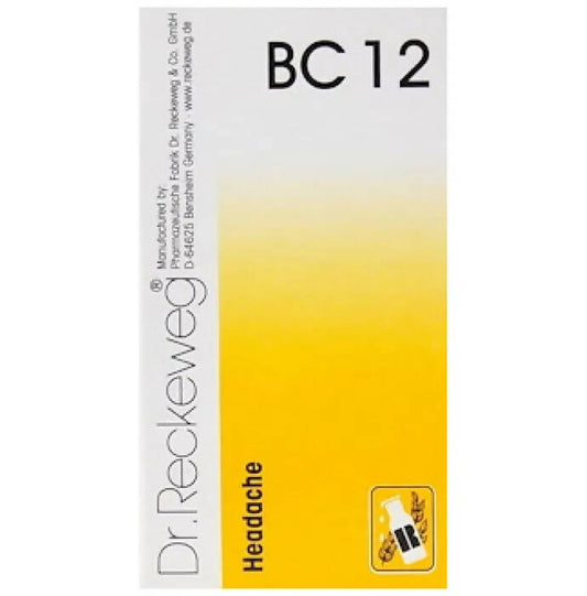 Buy Dr. Reckeweg Bio-Combination 12 (BC 12) Tablets from DrMediCart, Ship from India to USA