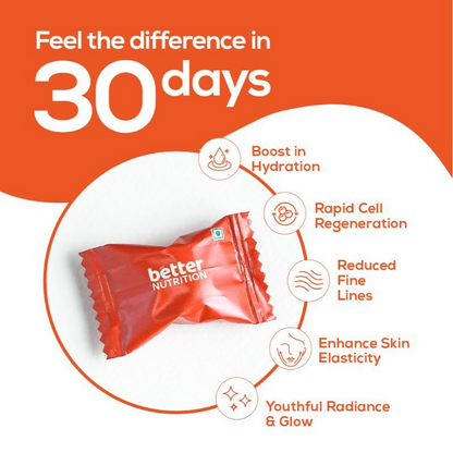 Better Nutrition Flawless Skin Gummies for Skin Hydration, Glowing Skin & Elasticity