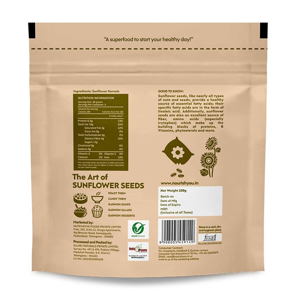 Nourish You Organic Sunflower Seeds