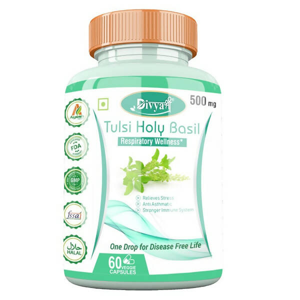 Divya Shree Tulsi Holy Basil Veggie Capsules
