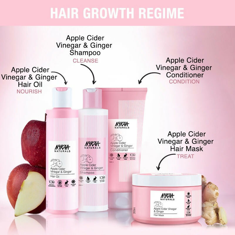 Nykaa Naturals Anti-Dandruff-Free Conditioner With Apple Cider Vinegar & Ginger - Drmedicart