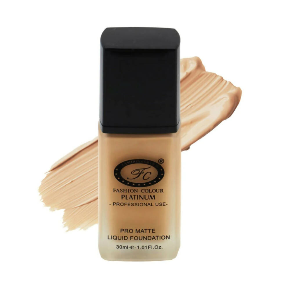Fashion Colour Pro Matte Liquid Foundation-Warm Beige (Medium to Fair)
