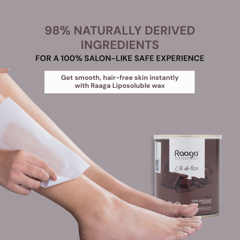 Raaga Professional Liposoluble Wax Dark Chocolate