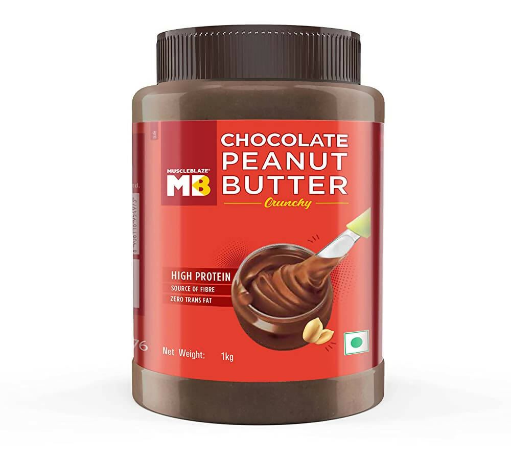 MuscleBlaze Chocolate Peanut Butter-Crunchy