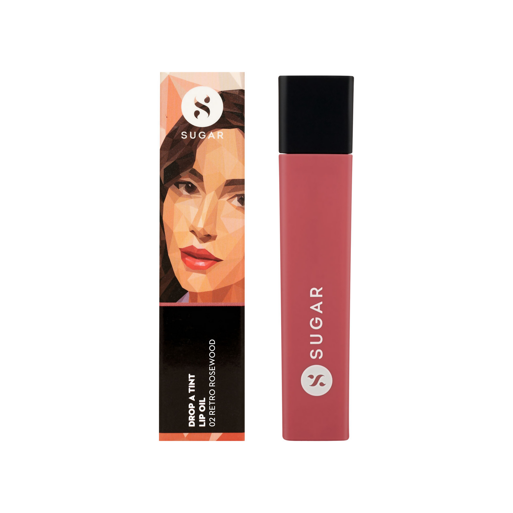 SUGAR Drop A Tint Lip Oil - 02 Retro Rosewood