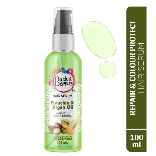 Buy Buds & Berries Pistachio & Argan Oil Hair Serum from DrMediCart, Ship from India to USA