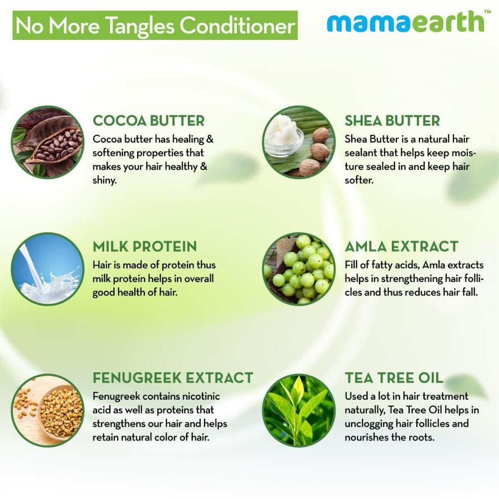 No More Tangles Conditioner For Fizz Free Hair, 200ml