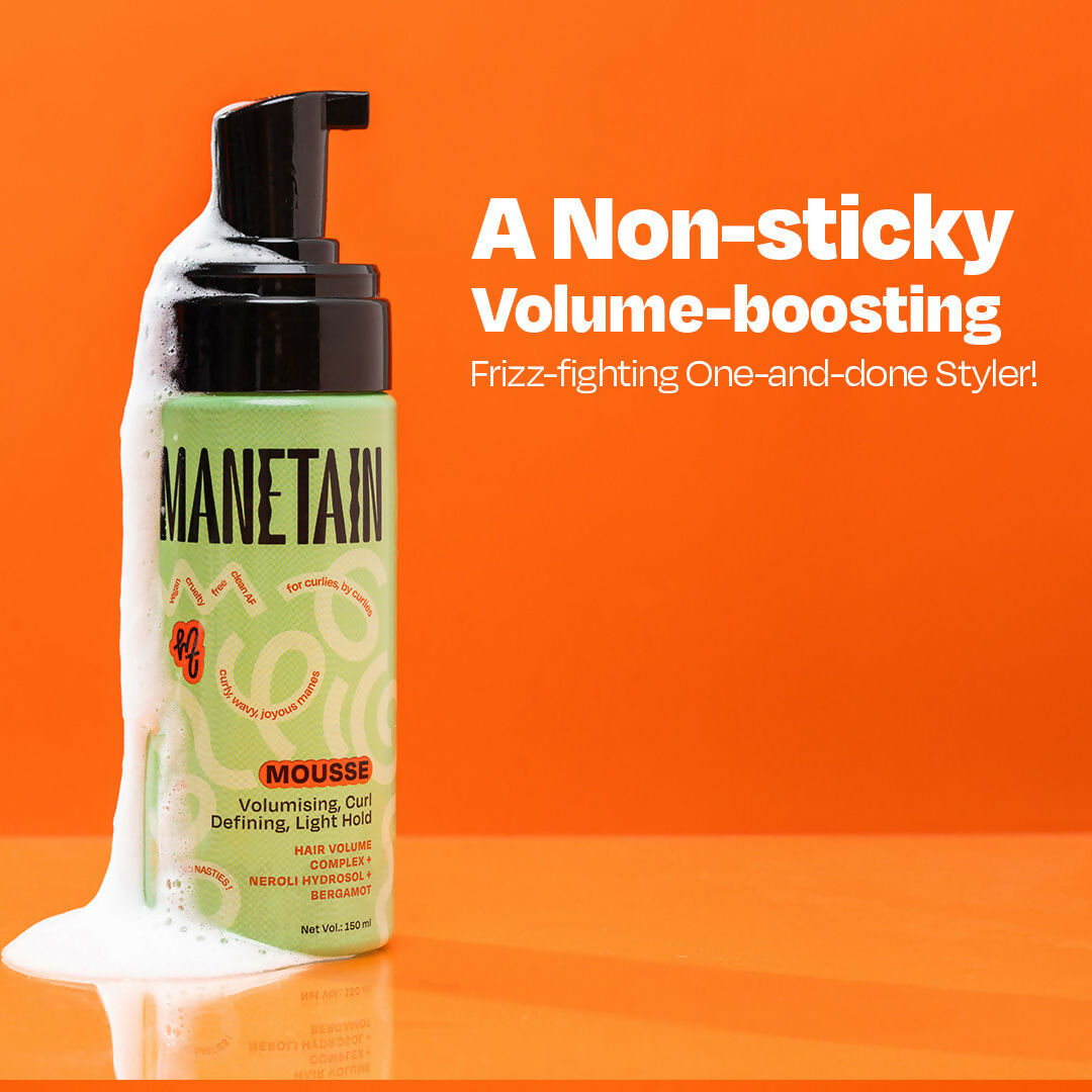 Manetain Hair Mousse for Dry and Frizzy Hair
