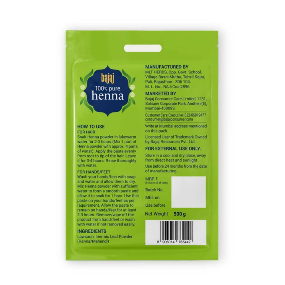 Bajaj Genuine  Pure Henna