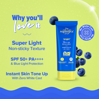 Aqualogica Bright + Tone Up Sunscreen
