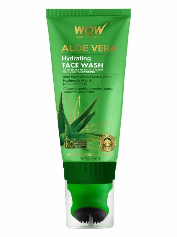 Wow Skin Science Aloe Vera Hydrating Face Wash Gel - Drmedicart