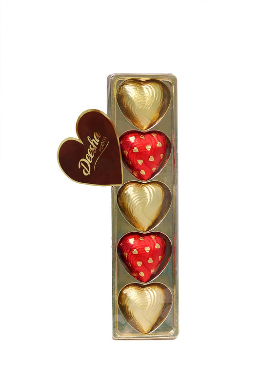 Deesha Foods Hotty Hearts 5 Chocolates