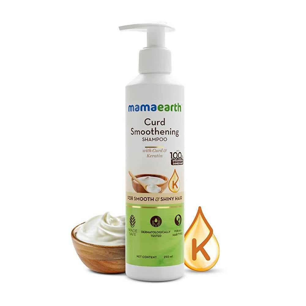 Mamaearth Curd Smoothening Shampoo for Smooth & Shiny Hair - Limited Time Offer