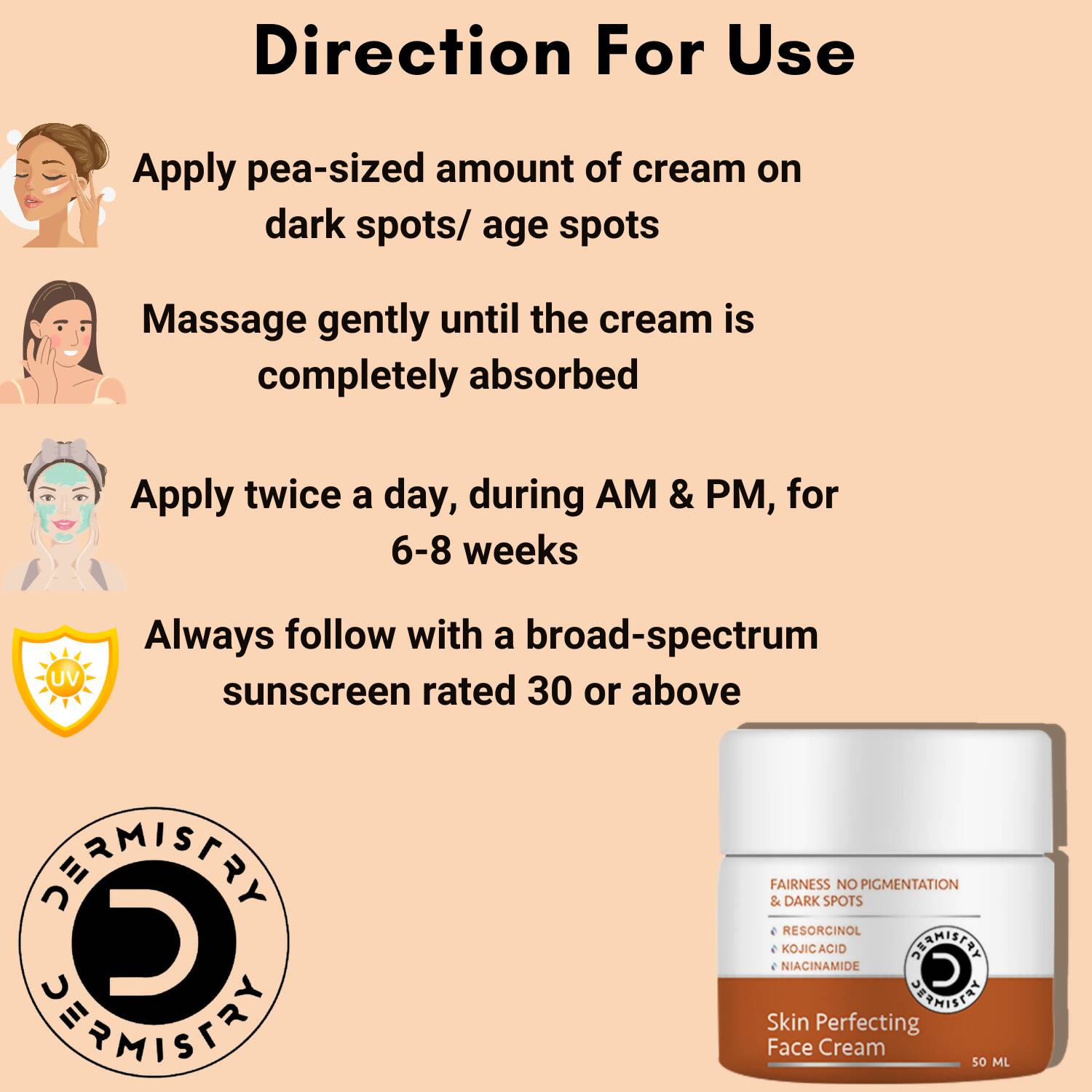 Dermistry Skin Perfecting Face Cream & Skin Perfecting Face Mask