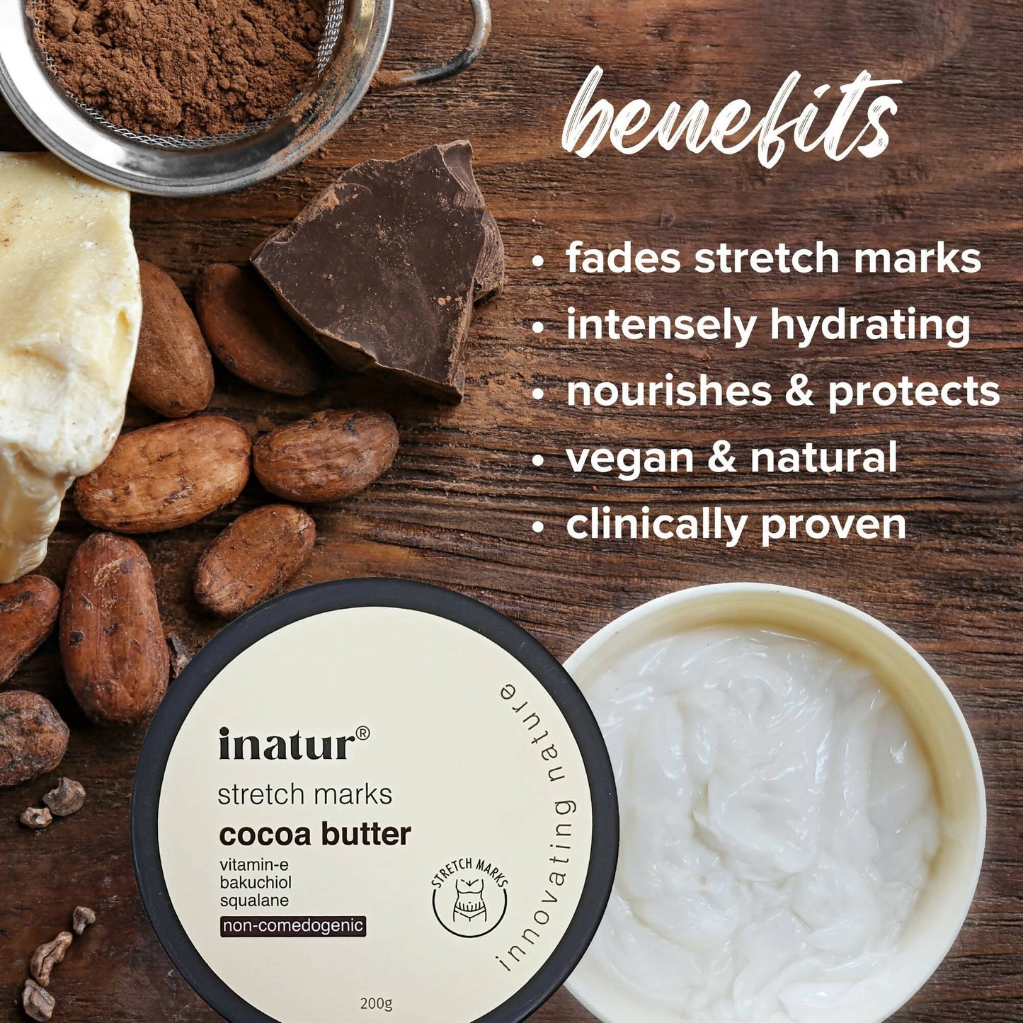 Inatur Cocoa Body Butter