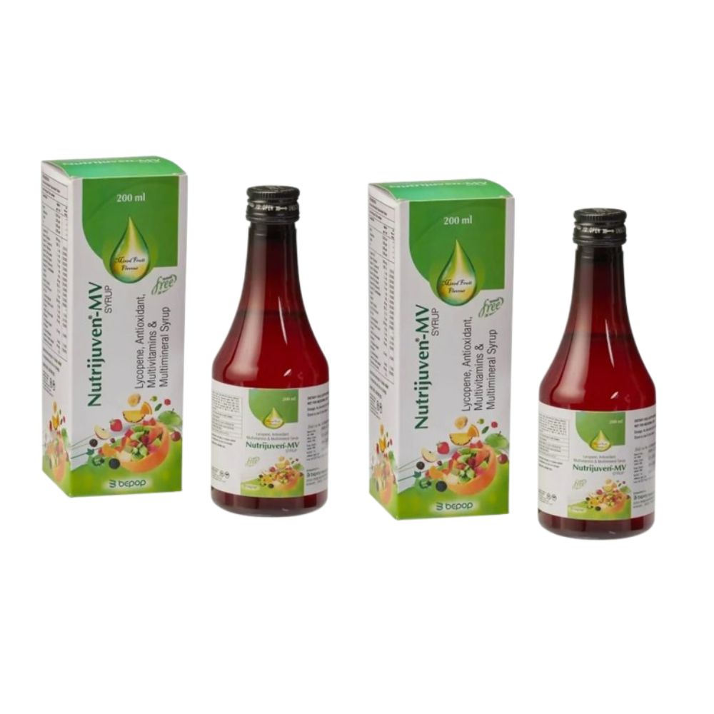 Nutrijuven - MV Syrup - Mixed Fruit Flavour