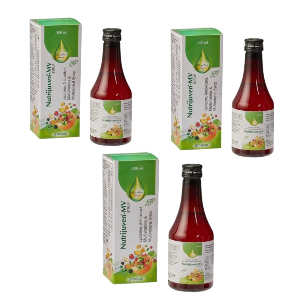 Nutrijuven - MV Syrup - Mixed Fruit Flavour