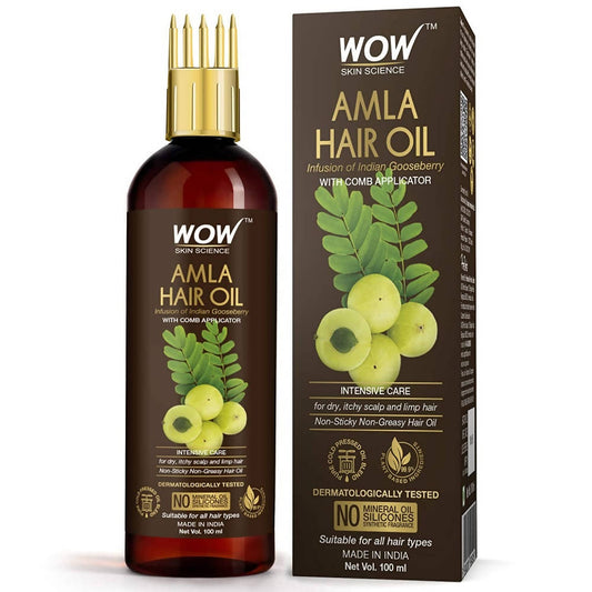 Wow Skin Science Amla Hair Oil - DrMediCart