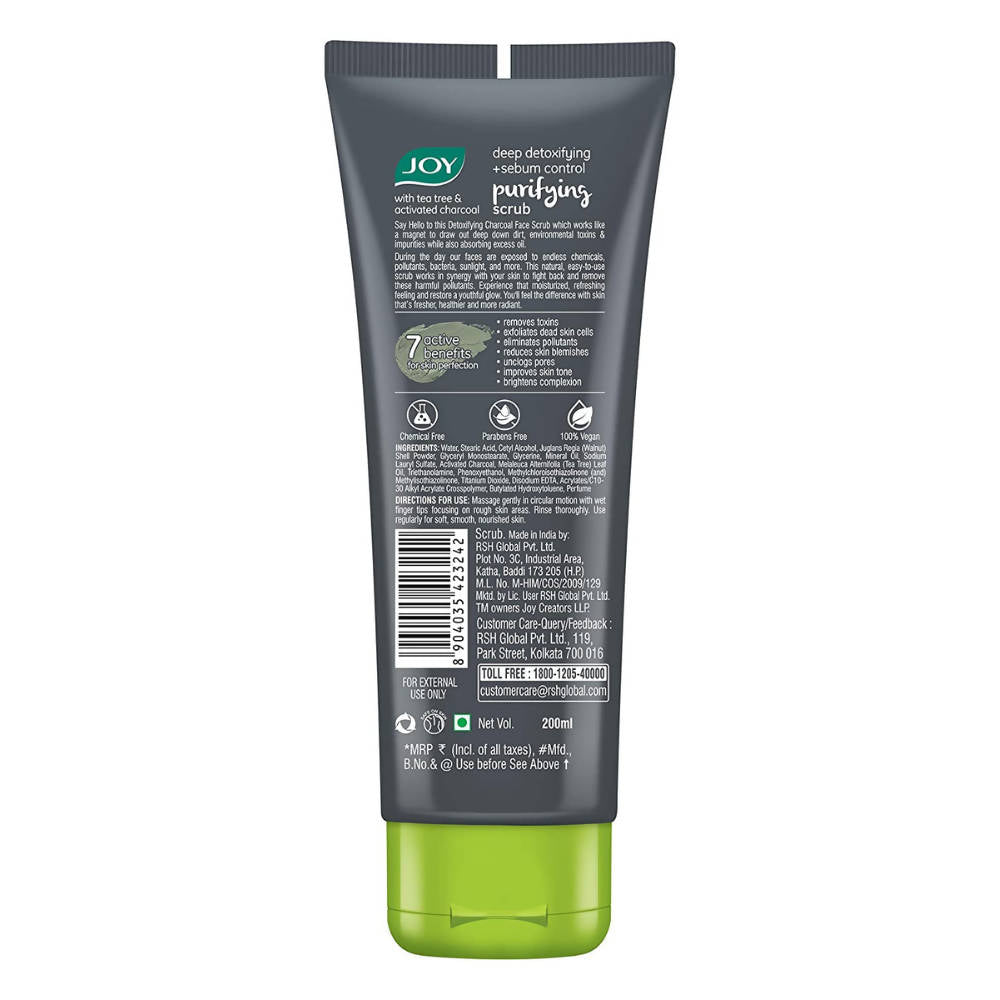 Joy Purifying Scrub With Tea Tree & Activated Charcoal
