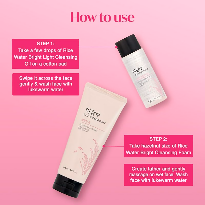 The Face Shop 2 Step Rice Water Bright Kit