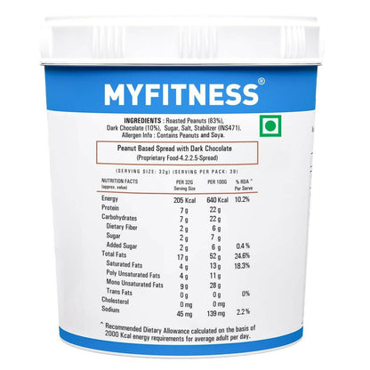 Myfitness Chocolate Peanut Butter Smooth