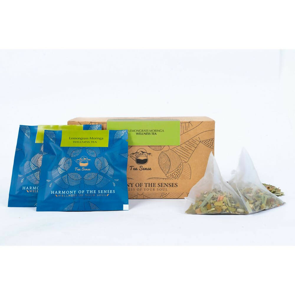 Tea Sense Lemongrass Moringa Tea Bags Box - Drmedicart