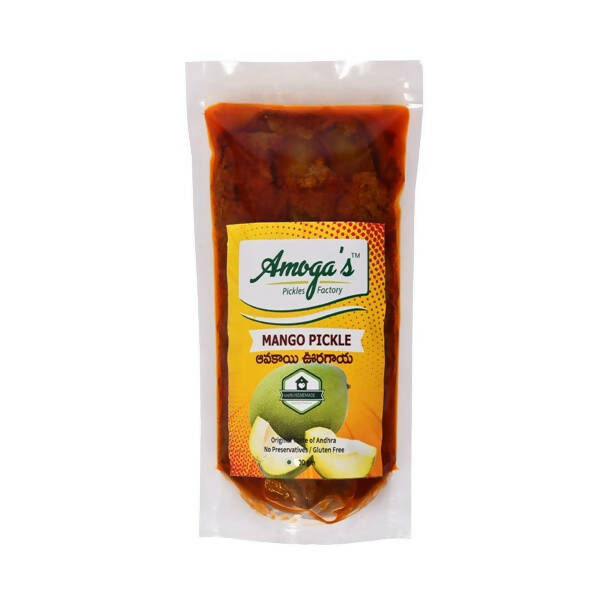 Buy Amoga's Pickles Factory Andhra Authentic Mango Avakaya Pickle without Garlic from DrMediCart, Ship from India to USA