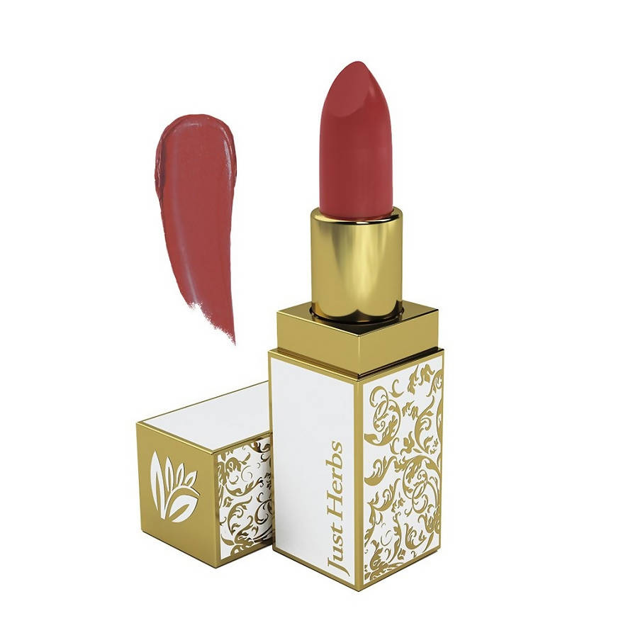 Just Herbs Herb Enriched Ayurvedic Lipstick (Serin-6-Burnt-Red) (4.2 Gm)